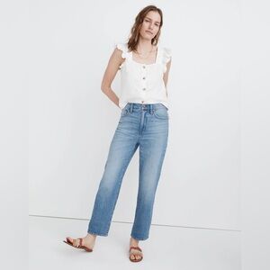 Madewell Light Blue Straight-Leg Jeans